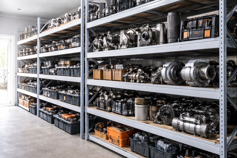 Magazyn części do samochodów ciężarowych